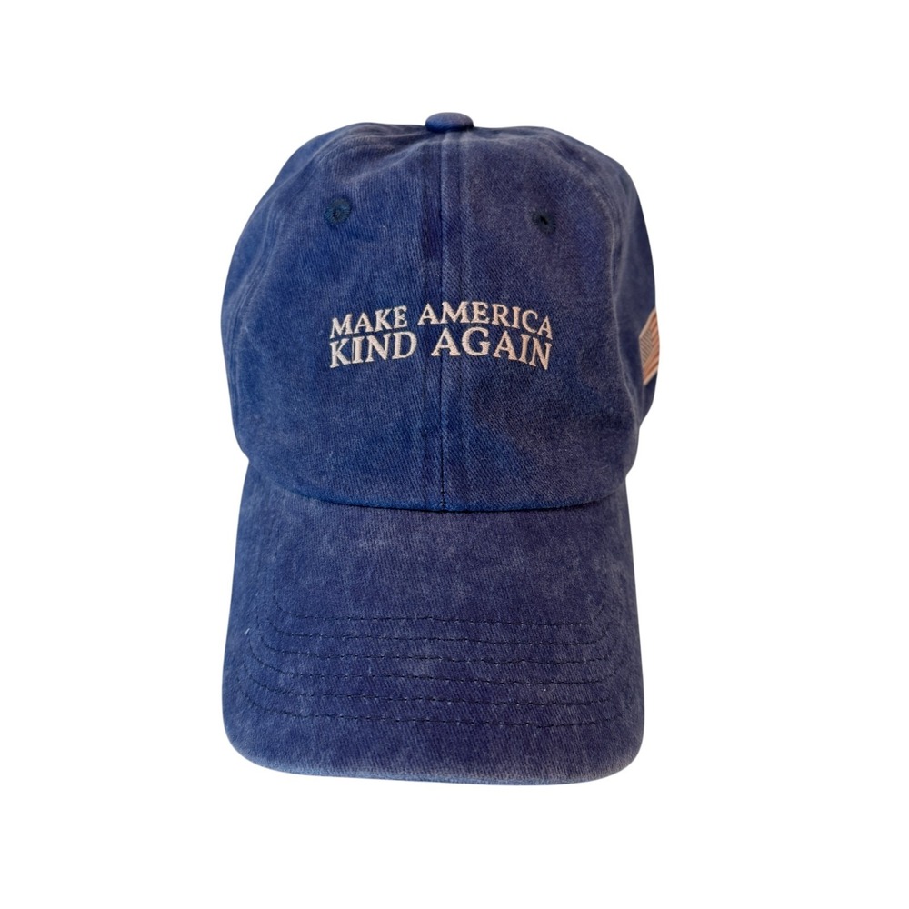 Baseball Cap Make America Kind Again One Size United States Patriotic Hat Blue